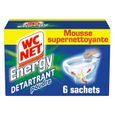 WC NET 6 sachets Poudre Détartrante Energy Total Hygiene System - 60 g-1