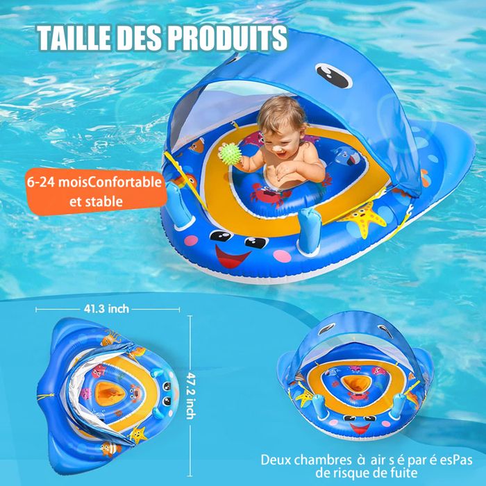 Bouée Gonflable Enfant 20 Modèles - Anneau Piscine PVC Pour 2-4 Ans