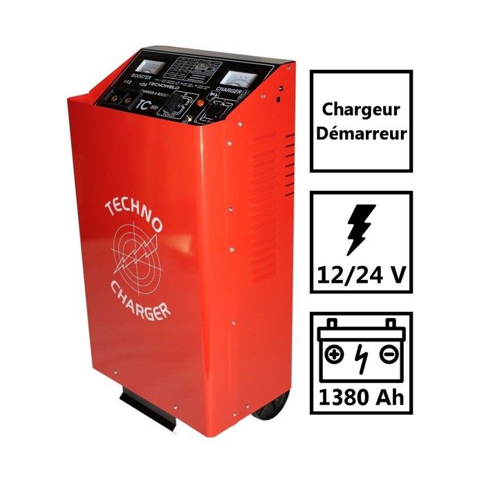 Chargeur démarreur de batterie 1380 Ah1224V Charge 120A auto poids — free download