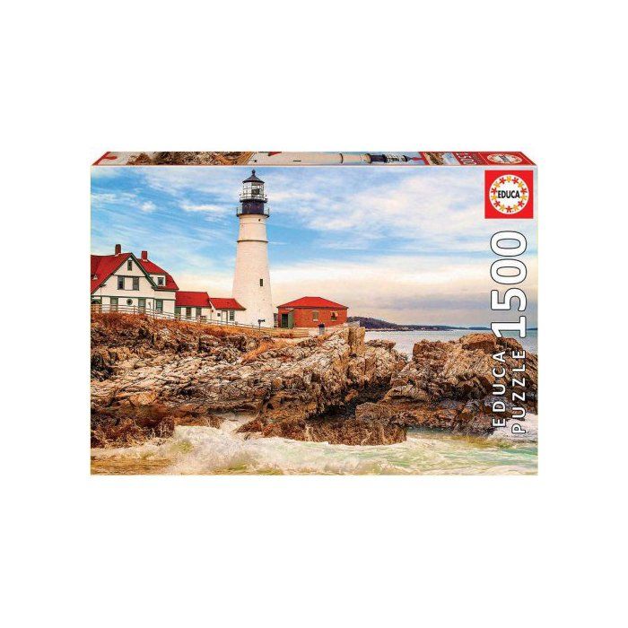 Puzzle Paysage et Nature - EDUCA - Phare A Rock Bay - 1000 pièces - Adulte - Jeux - Jouets
