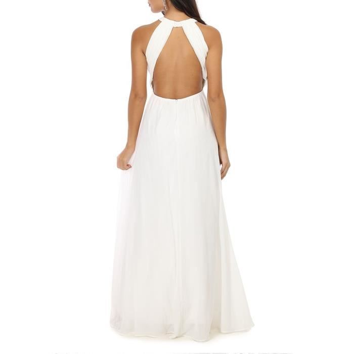 La modeuse robe online longue blanche
