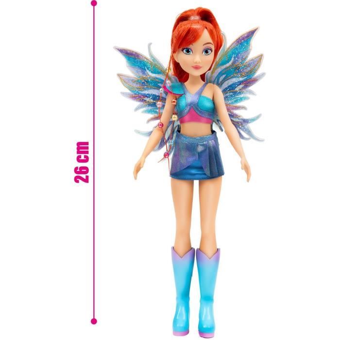 POUPÉE WINX CLUB Bloom Believix Enchantix avec ailes magiques à effets POUPÉE WINX CLUB Bloom Believix Enchantix avec ailes magiques à effets