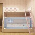 Aufun Barrière de lit pour enfant avec barrière de lit à levage vertical avec renfort pour tout-petits dormant-180 cm-2