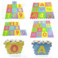 Tapis Puzzle en mousse pour bébé - TD® NEUF - Alphabet et chiffres - 36 dalles 32x32 cm-2