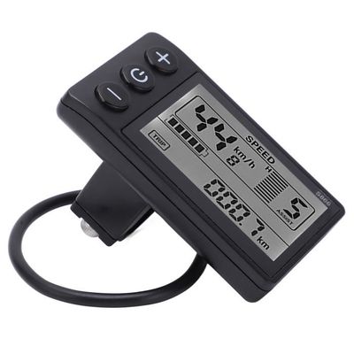 Zerone Écran LCD S866 Pour Vélo Électrique – 24V/36V/48V – IP65 – Rétroéclairage – Compatible Guidon 22,2 Mm