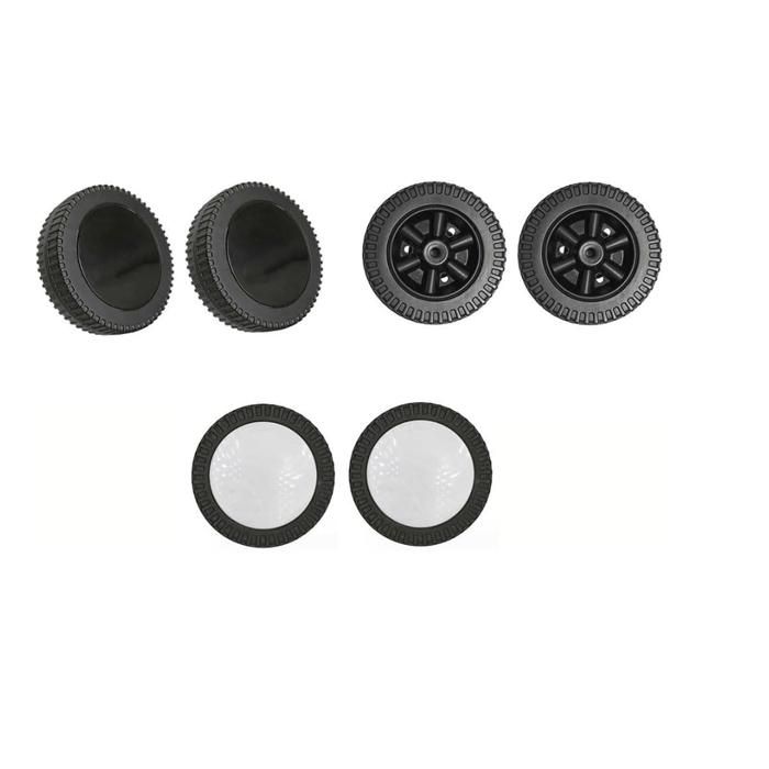 Babominimer Lot De 2 Roues De Rechange En Plastique Pour