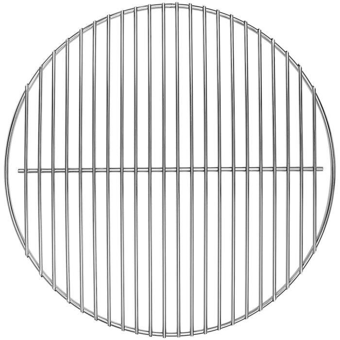 Grille Ronde Barbecue Inox 35 Cm – Grille Maille Fine Pour Viandes, Légumes, Poissons, Facile à Nettoyer