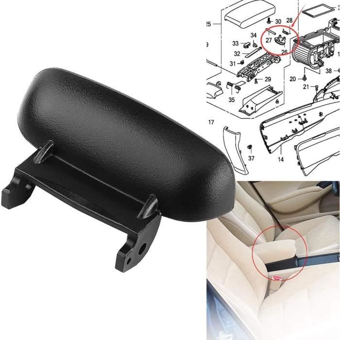 Kit De Réparation Loquet Console Centrale/accoudoir Pour Audi B6 (2000-2005) - 3 Couleurs, Pince De Verrouillage - Remplacement Facile - 7