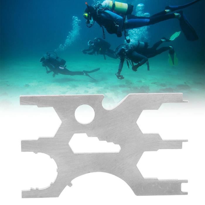 Dilwe Multi-outil de plongée sous-marine Kits de carte de crédit de  régulateur d'outil multi de plongée sous-marine d'acier - Cdiscount Sport