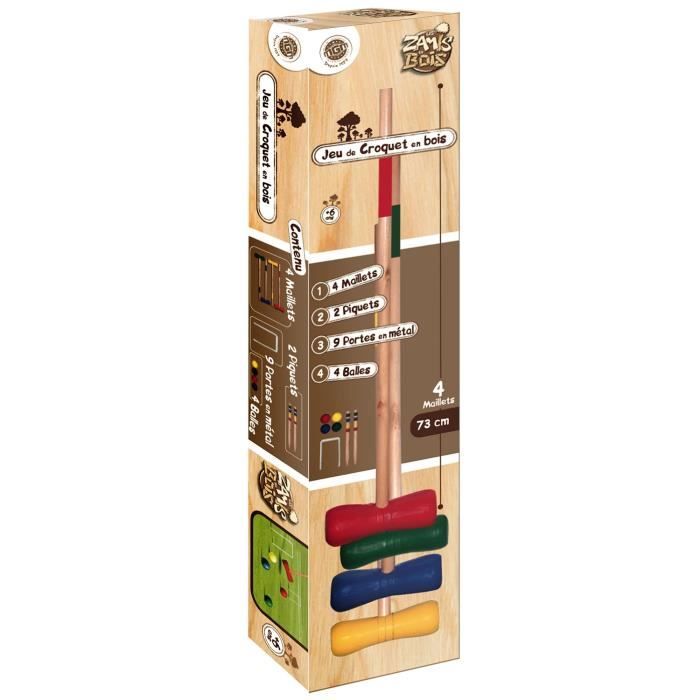 Jeu de 9 quilles grand modèle + 1 balle - Jeux - Jouets
