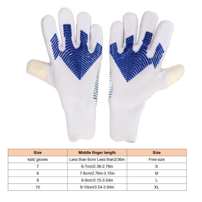 Gants De Gardien De But – Antidérapants, Latex, Taille 15-16cm, Neufs