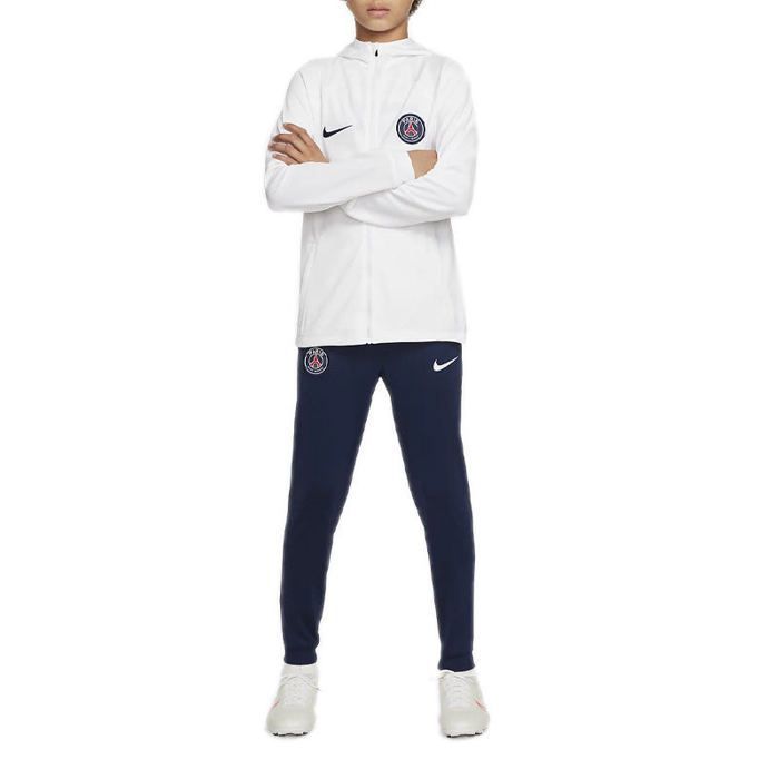 Survêtement Junior Nike Paris/PSG Bleu/Blanc Manches