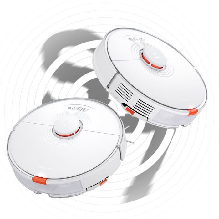 Roborock S8 - Aspirateur Robot laveur - Robot Aspirateur connecté Wifi -  Brosse Duoroller - 6000Pa - Blanc - Cdiscount Electroménager