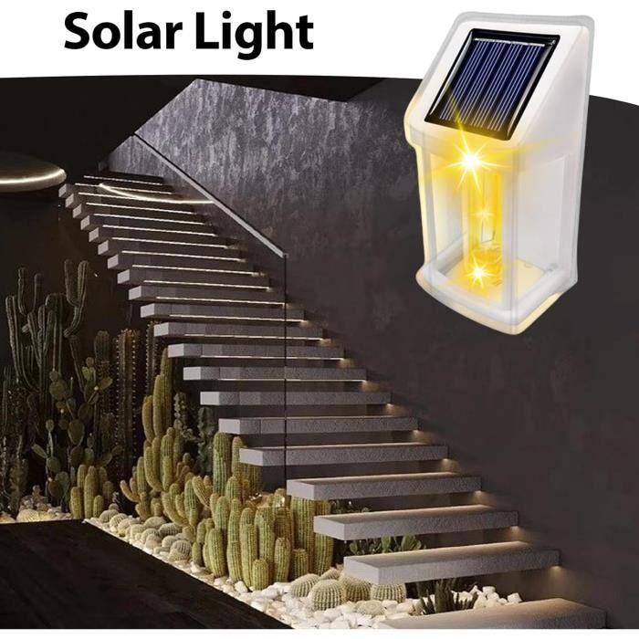 Lampe Murale Solaire Rechargeable par Énergie Solaire main image 1