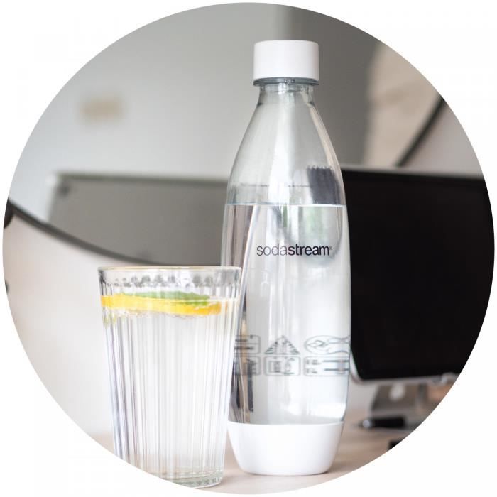 Bouteilles SodaStream DuoPack - Lot De 2 X 0,5L | Lavables Lave-Vaisselle - Vert Et Jaune