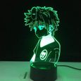 Anime Hunter X 3D Lampe Killua Zoldyck Figure Veilleuse Changement De Couleur Usb Batterie Enfant Led Night Light Cadeau De-3