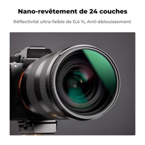 Filtre Polarisant Circulaire Carl Zeiss T* 77mm - Noir - Qualité Optique Premium