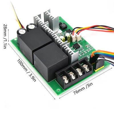 Contrôleur PWM Moteur DC 10-50V 60A - Régulateur De Vitesse Haute Puissance - Pour Moteurs à Courant Continu - 13