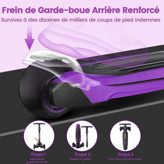 Trotinette Berio pour garçons filles - AK217