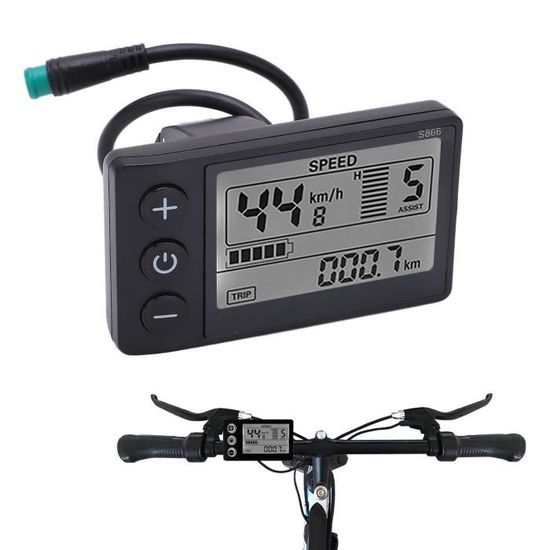 Compteur D'Affichage LT01 36 V-60 V 6 Broches pour Scooter éLectrique Kaabo Mantis 8/10 Kaabo Wolf Warrior X Kaabo Wolf Warrior11 - Auto