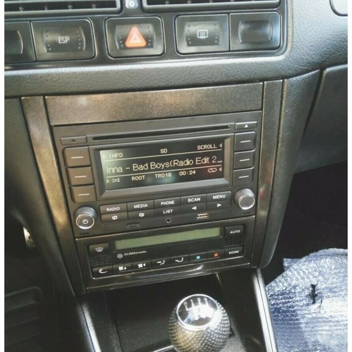 VW Auto radio RCN210 Bluetooth CD MP3 USB pour Golf 4 MK4 Polo Passat B5 -  Cdiscount Auto