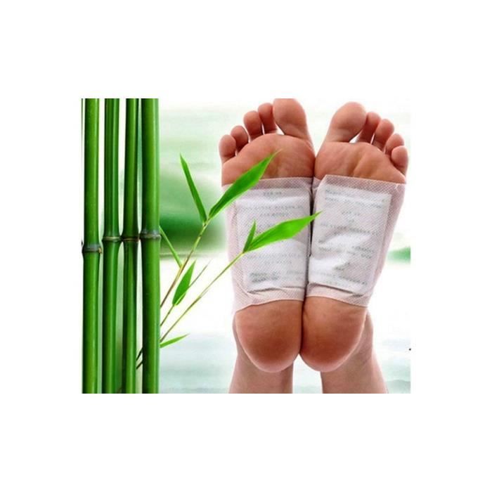 Patchs Détox Pieds - Lot De 50 - Aux Ingrédients Naturels - Respirant & Doux