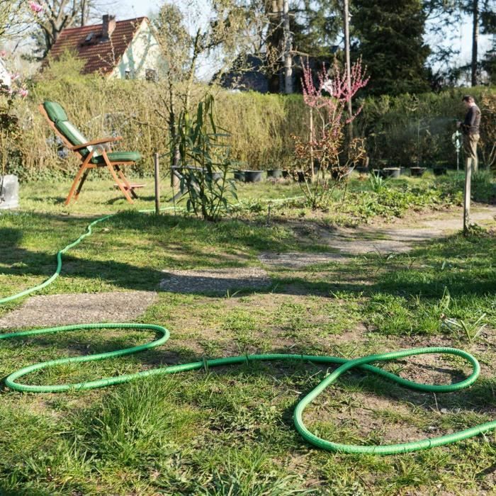 Tuyau D'Arrosage Extensible Navaris 30m - Pistolet 7 Fonctions - Flexible Et Rétractable Pour Jardin