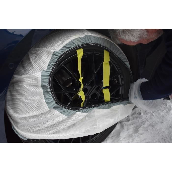 Chaussettes à neige textile homologuées pneu 195/55R16 225/45R17