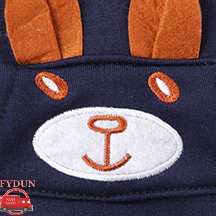 Manteau D'hiver Pour Chat Avec Capuche - Sweat épais En Polaire - Motif Animal, Confortable Pour Jeu Et Sorties Par Temps Froid