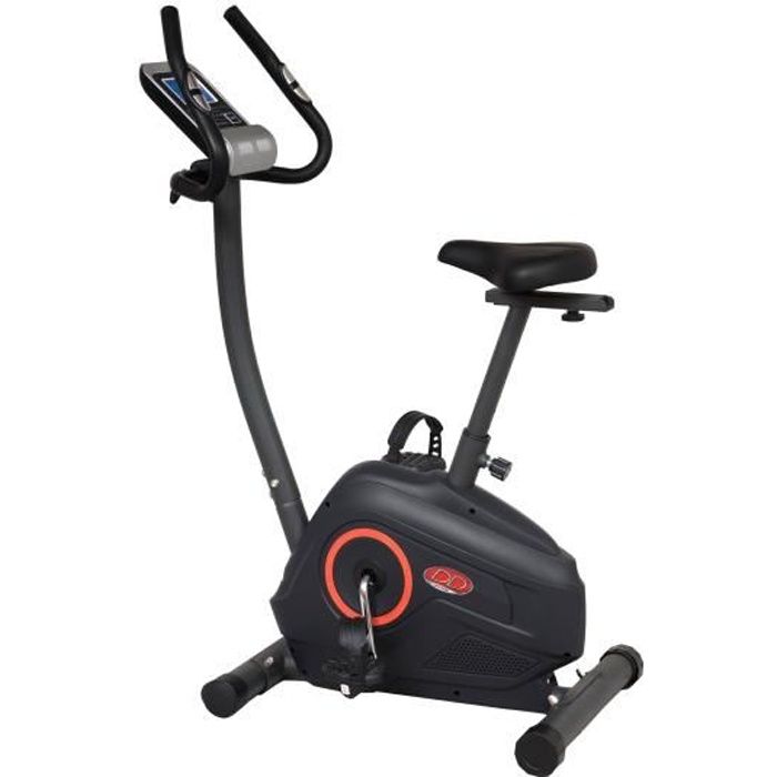 DAVID DOUILLET Vélo d'appartement magnétique motorisé - Masse d'inertie 7 kg - 12 fonctions