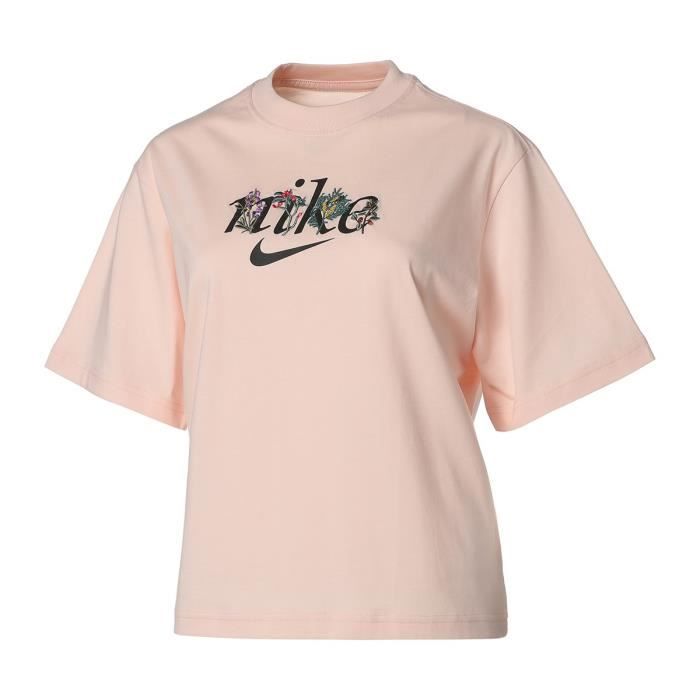 NIKE T-Shirt Sportswear Women's Rose Femme Rose - Cdiscount Prêt-à