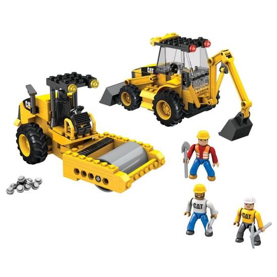 MEGA BLOKS Cat L unite de construction de route Cdiscount Jeux Jouets