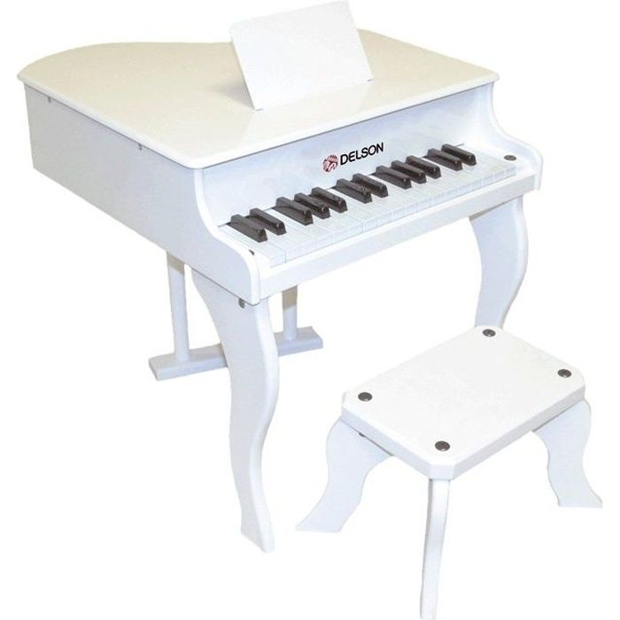 DELSON Piano adagio type crapaud blanc 88 touches - Cdiscount Instruments  de musique