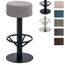 tabourets et bars americains pour la maison articles pour la maison chaise de bar tabouret textile 2x tabourets de bar stirling