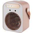 Climatiseur portable et mini rafraîchisseur d'air avec réservoir d'eau de 500 ml-Ventilateur de table ultra-Blanc