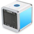 Refroidisseur d'air Personnel, 3 en 1 USB Mini climatiseur Portable, humidificateur, Ventilateur de Bureau pour Les déplacements e