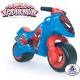 Porteur Moto Neox Ultimate Spiderman - INJUSA - Garçon - A partir de 18 mois - Bleu et Rouge-0