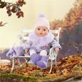 Manteau pour poupées Baby Annabell Deluxe de Zapf Creation - 43 cm - Violet - Pour enfants à partir de 3 ans-0