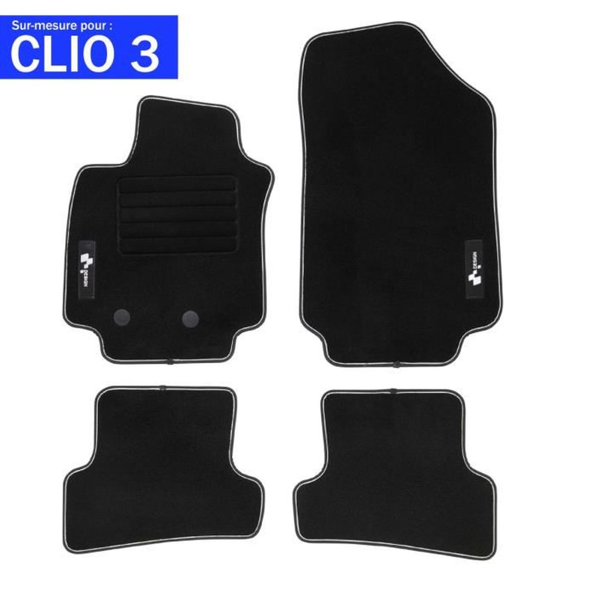 MTM Tapis de Sol pour Citroen C4 Picasso II / C4 SpaceTourer 5 sieges 07.2013-11.2020 en Caoutchouc, Bac sur Mesure Antidérapant avec Rebords 5 cm, cod. 3D 5318