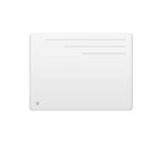 Radiateur électrique fixe à inertie sèche fonte - BESTHERM - MOTU 1000W - horizontal blanc