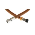 Tuyau en inox flexible Gaz Butane/Propane - GAZINOX - 037060 - Droit - 2000 mm - Femelle/Femelle - Nu