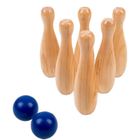 Jeu de Quilles en Bois - MGM - 6 Quilles - Extérieur - Enfant - Mixte
