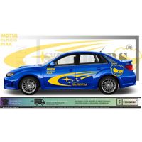 Subaru Impreza WRC rally PIG cochon - JAUNE - Kit Complet  - voiture Sticker Autocollant