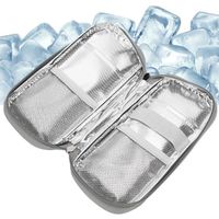 sac isotherme à insuline Sac réfrigéré réfrigéré de médicaments de sac d'entreposage au froid portatif d'insuline pour le