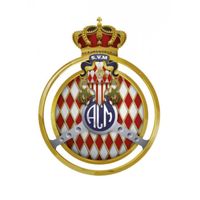 Automobile club Monaco logo autocollant plaque sticker Taille : 4 cm
