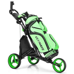 Chariot de golf EZ-Fold de CaddyTek - 3 roues - Golf Marketplace