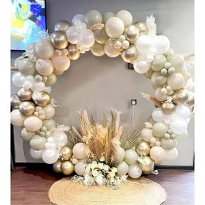 Kit Arche Ballons Beige-Blanc de 300 cm - Faites briller vos fêtes