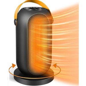 RADIATEUR D’APPOINT Mini Radiateur Soufflant 1200W, 3 Modes, Radiateur