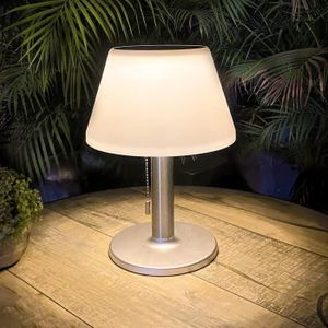APPLIQUE EXTÉRIEURE Lampe De Table Solaire À Led - APPLIQUE EXTERIEURE - Acier Inoxydable - 3 Niveaux De Luminosité
