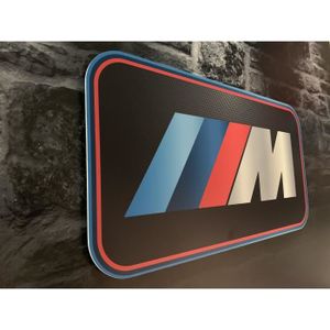 OBJET DÉCORATION MURALE Enseigne Plaque Auto BMW M Décoration Garage